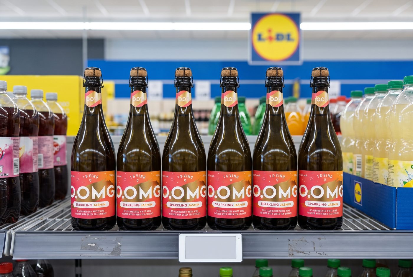O.OMG Sparkling Jasmin on the shelf at Lidl